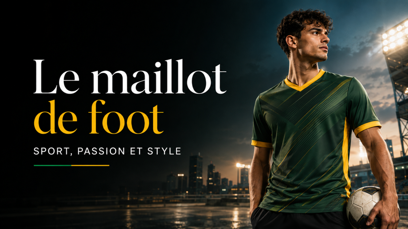 Le maillot de foot, une pièce sport et style incontournable